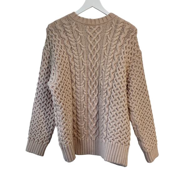 Song of Style Naara Cable Crew Pullover Mushroom - Picture 5 of 10